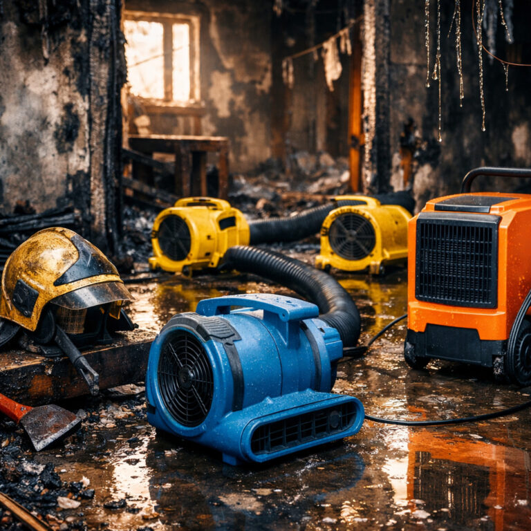 Osuszanie po pożarze – dlaczego jest kluczowe?