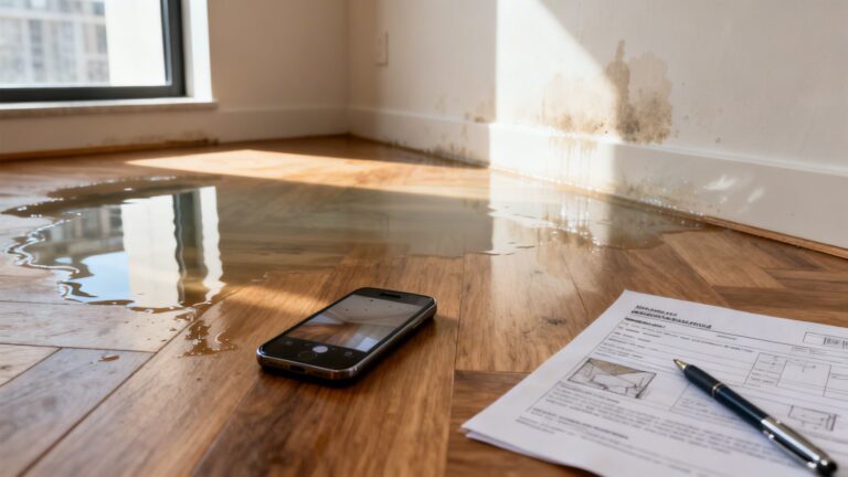 Zgłoszenie zalania mieszkania do administracji: szybki poradnik i wzór
