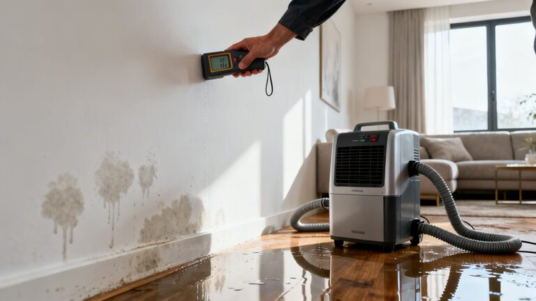 Osuszanie ścian po zalaniu – co robić, gdy odkryjesz mokre ściany