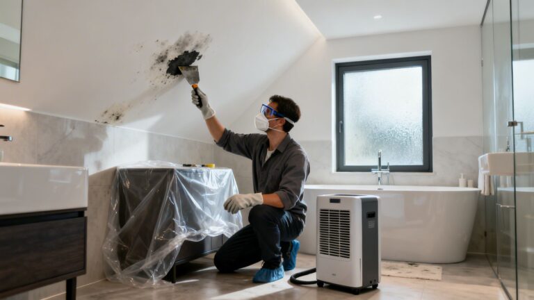 Jak usunąć grzyba z sufitu? Poradnik krok po kroku