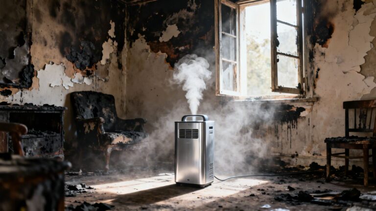 Ozonowanie po pożarach: Jak skutecznie i bezpiecznie usunąć zapach spalenizny oraz toksyny