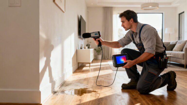 Wykrywanie wycieków wody w domu i mieszkaniu – co robić, gdy podejrzewasz awarię?