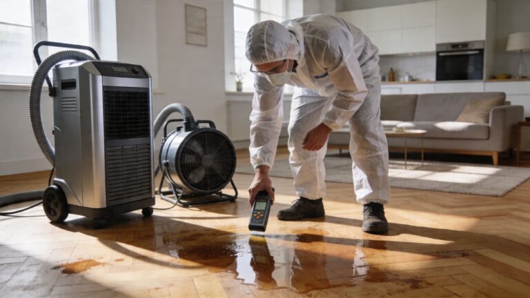 Osuszanie posadzki po zalaniu: Przewodnik krok po kroku