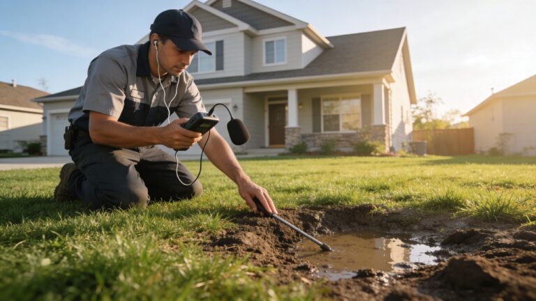 Jak zlokalizować wyciek wody w ziemi? Poradnik krok po kroku