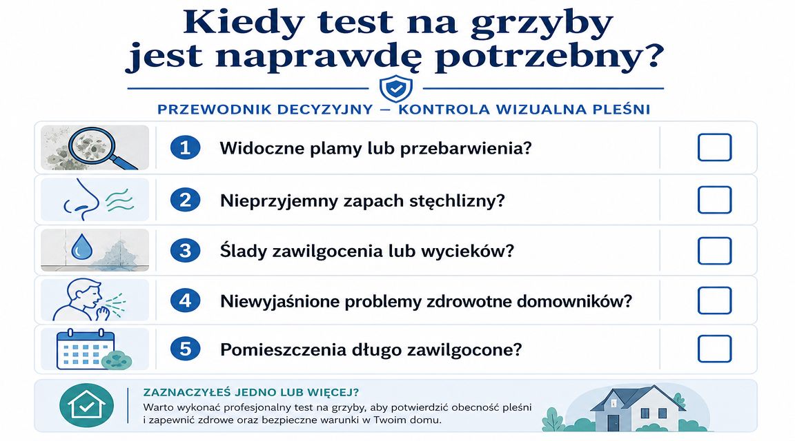 Kiedy test na grzyby jest naprawdę potrzebny?